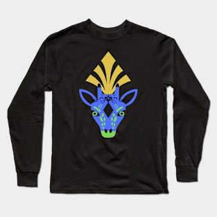 Giraffe with Jewelry Long Sleeve T-Shirt